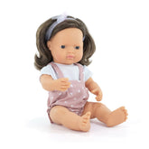 Brown Caucasian doll 38cm, MF&M collection - Koko - Kamel.com