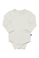 Bamboo Body, Long Sleeve, White - Koko-Kamel.com
