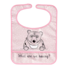 Bear bib, Rose - Koko-Kamel.com