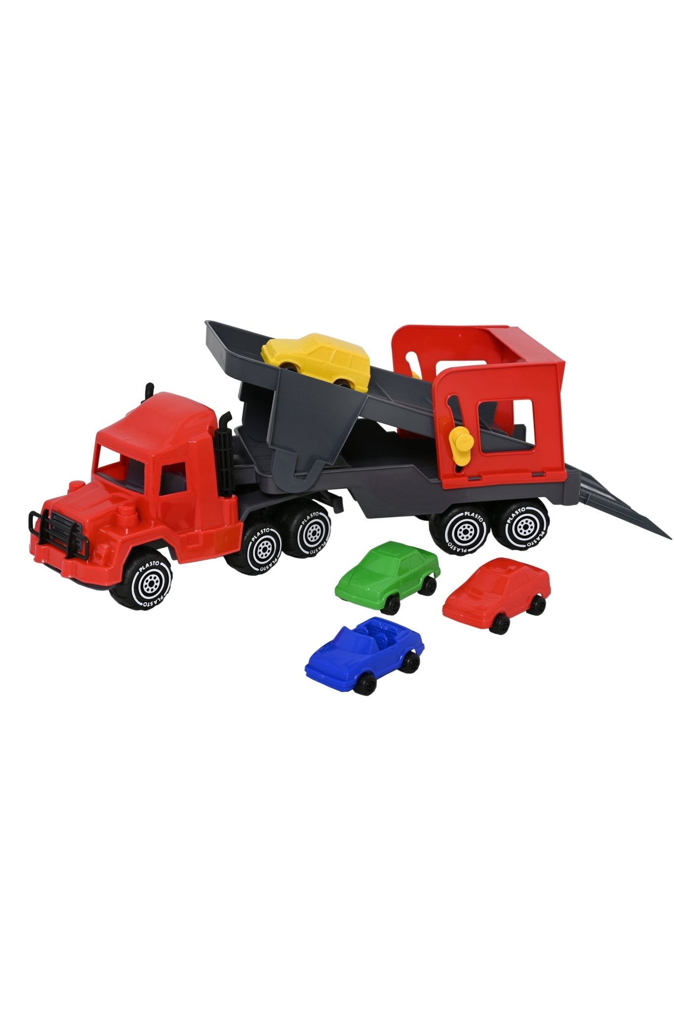 Car carrier with 4 cars, 47cm - Koko-Kamel.com
