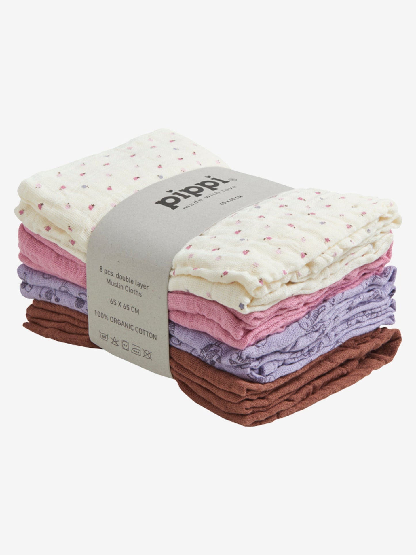 Muslin Cloth (8 pack), Wisteria - Koko-Kamel.com