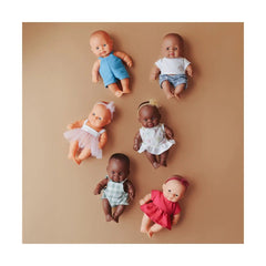 African baby boy doll 21cm, MF&M Collection - Koko - Kamel.com