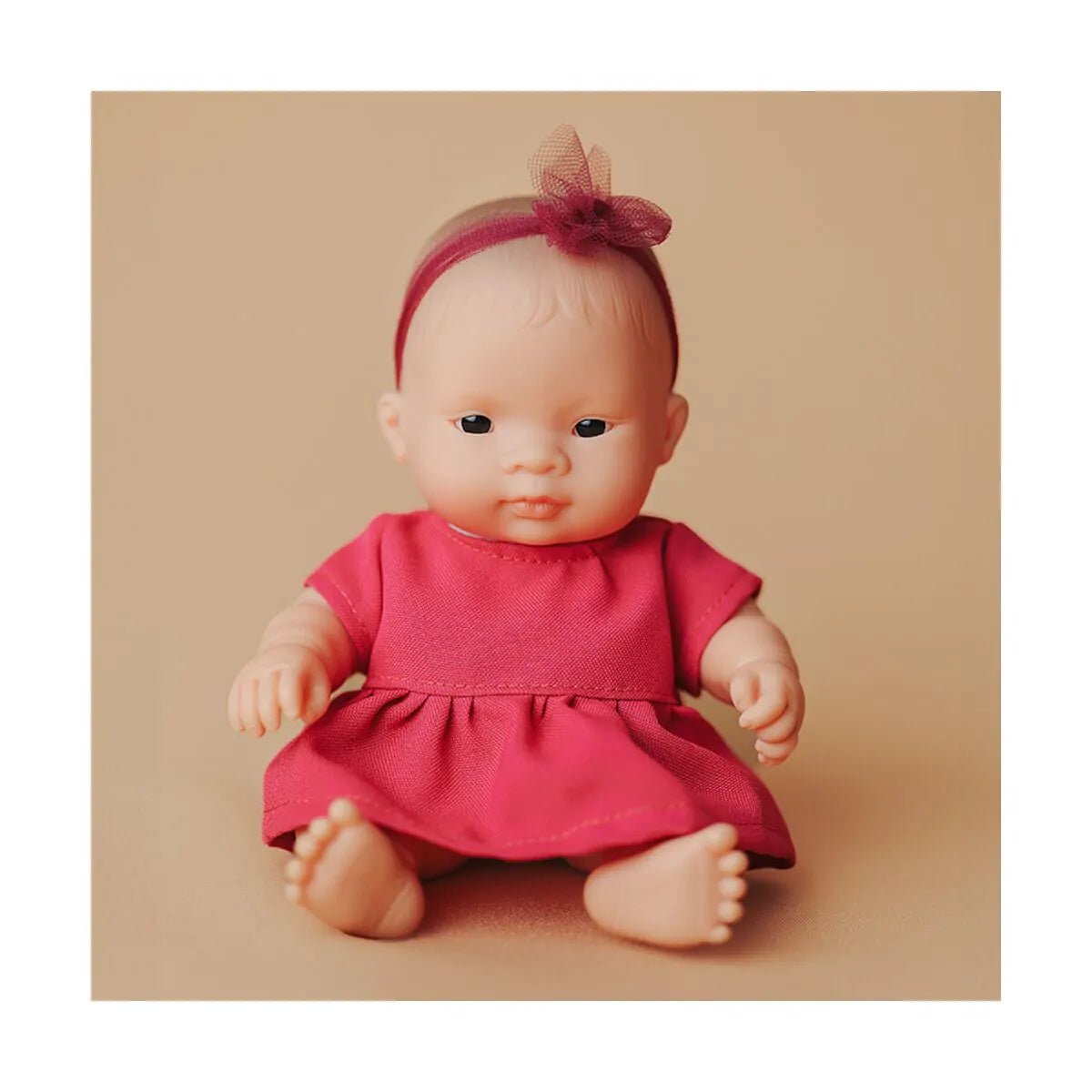 Asian baby girl doll 21cm, MF&M Collection - Koko - Kamel.com