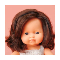 Brown Caucasian doll 38cm, MF&M collection - Koko - Kamel.com