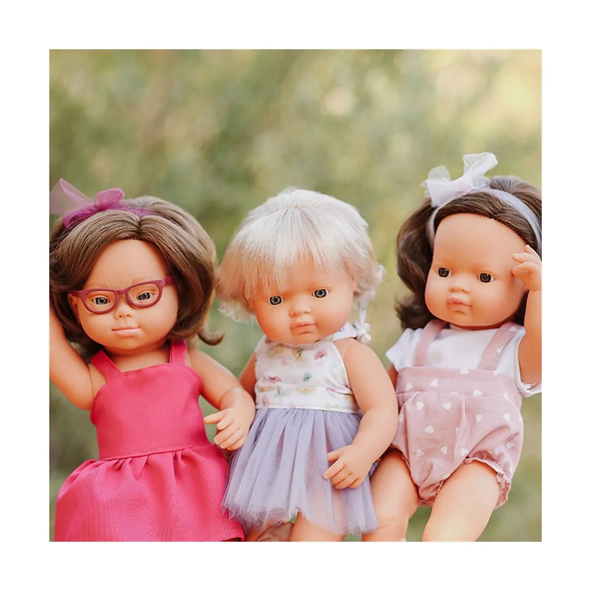 Brown Caucasian doll 38cm, MF&M collection - Koko - Kamel.com