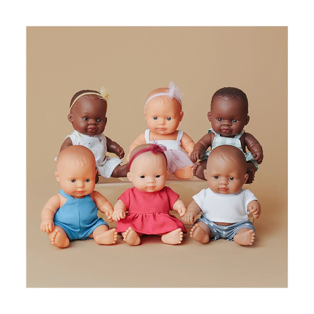 Caucasian baby boy doll 21cm, MF&M Collection - Koko - Kamel.com