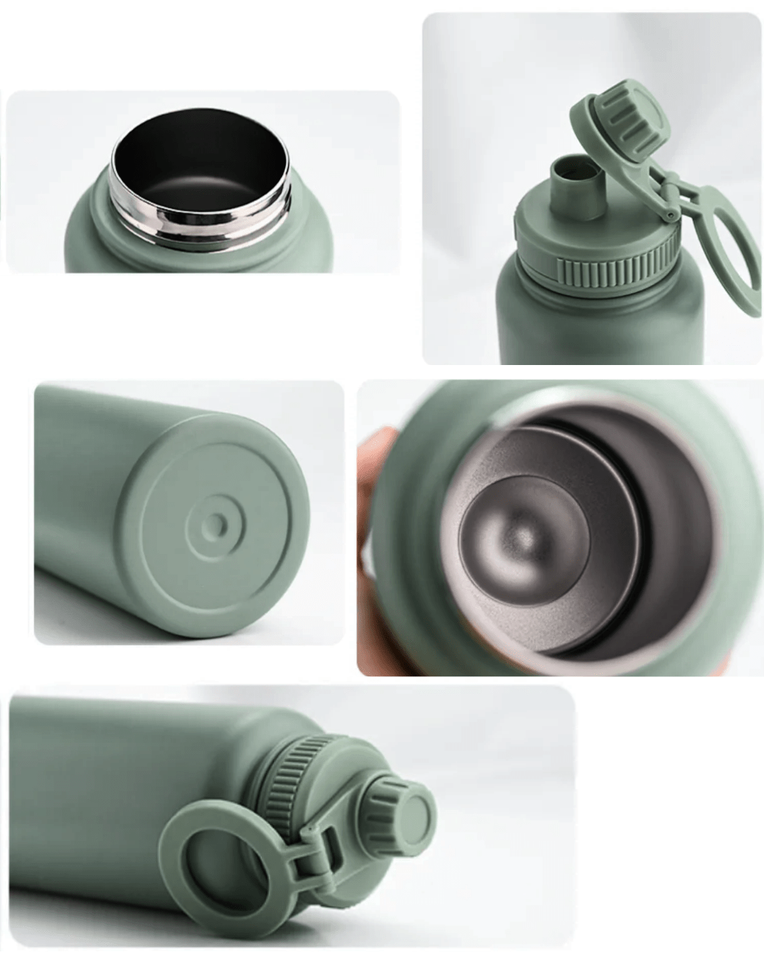 North - Insulated Water Bottle - Forest Green - Koko - Kamel.com