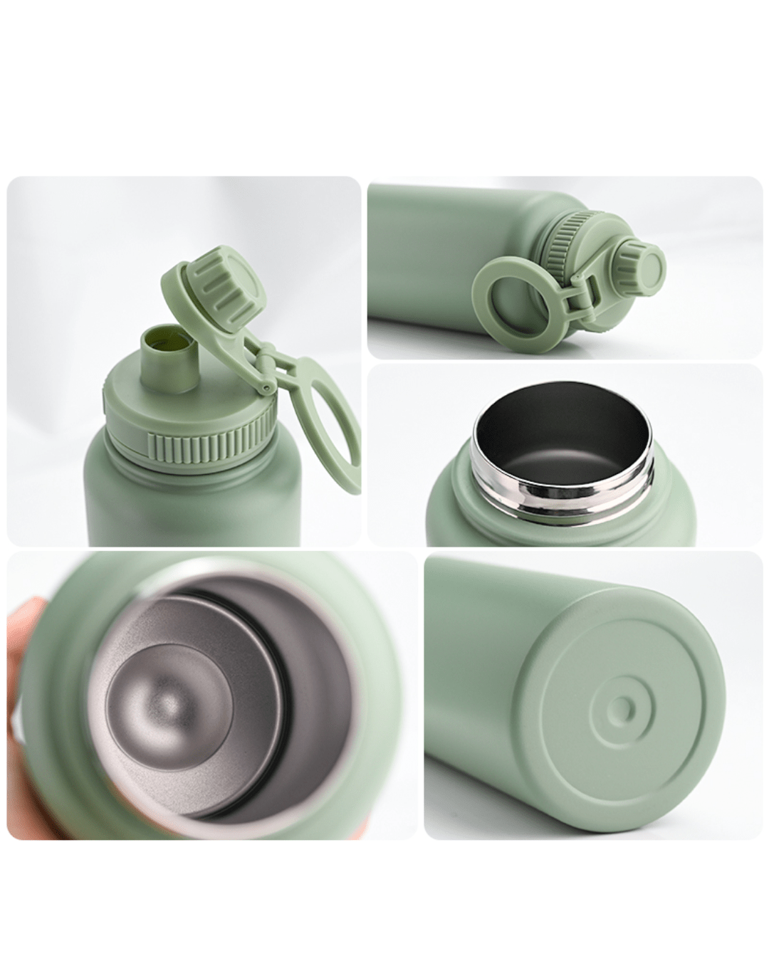 North - Insulated Water Bottle - Mossy Mountain Green - Koko - Kamel.com