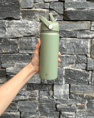 North - Insulated Water Bottle - Mossy Mountain Green - Koko - Kamel.com