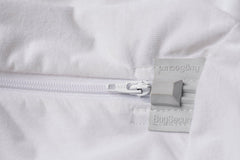 100% waterproof encasement with anti-bedbugs seal technology, 200x200x30 cm - White - Koko-Kamel.com