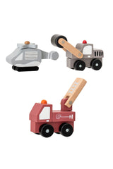 Ariston Toy Cars - Fire truck, helicopter and bulldozer - Koko-Kamel.com