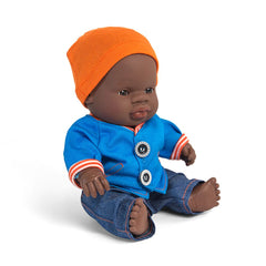 BABY DOLL AFRICAN BOY 21CM - Koko-Kamel.com
