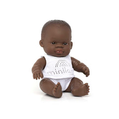 BABY DOLL AFRICAN BOY 21CM - Koko-Kamel.com