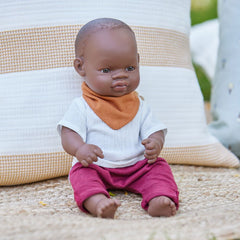 Baby doll african boy 32 cm - Koko-Kamel.com