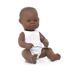 Baby doll african boy 32 cm - Koko-Kamel.com