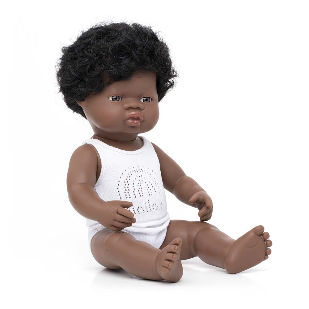 BABY DOLL AFRICAN BOY 38 CM - Koko-Kamel.com