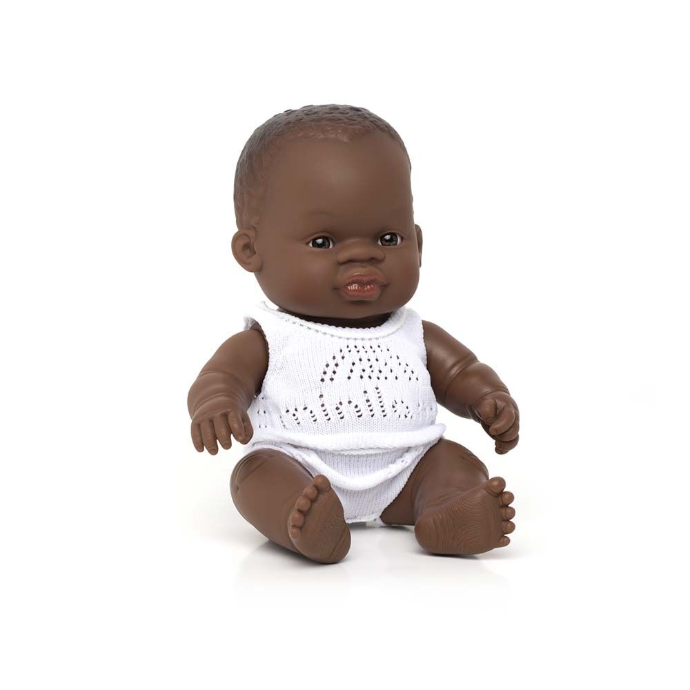 BABY DOLL AFRICAN GIRL 21CM - Koko-Kamel.com