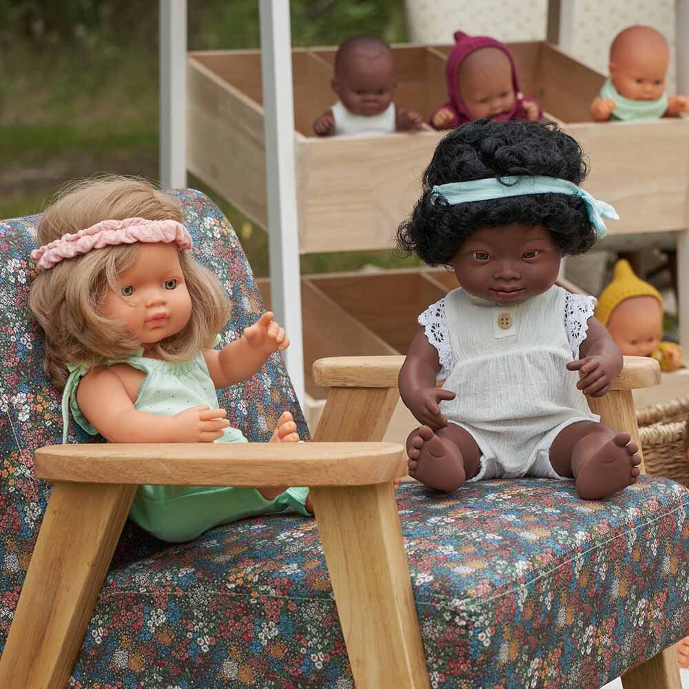 Miniland Multi-Ethnic Dolls, 15 Inches, Set of 8