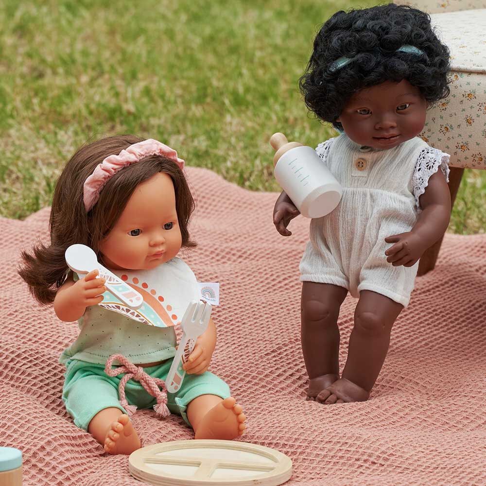 Baby Doll African Girl with Down Syndrome 38cm - Koko-Kamel.com