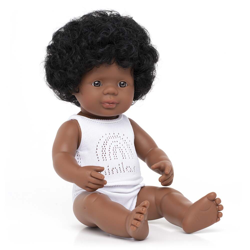 BABY DOLL AFROAMERICAN GIRL 38cm - Koko-Kamel.com