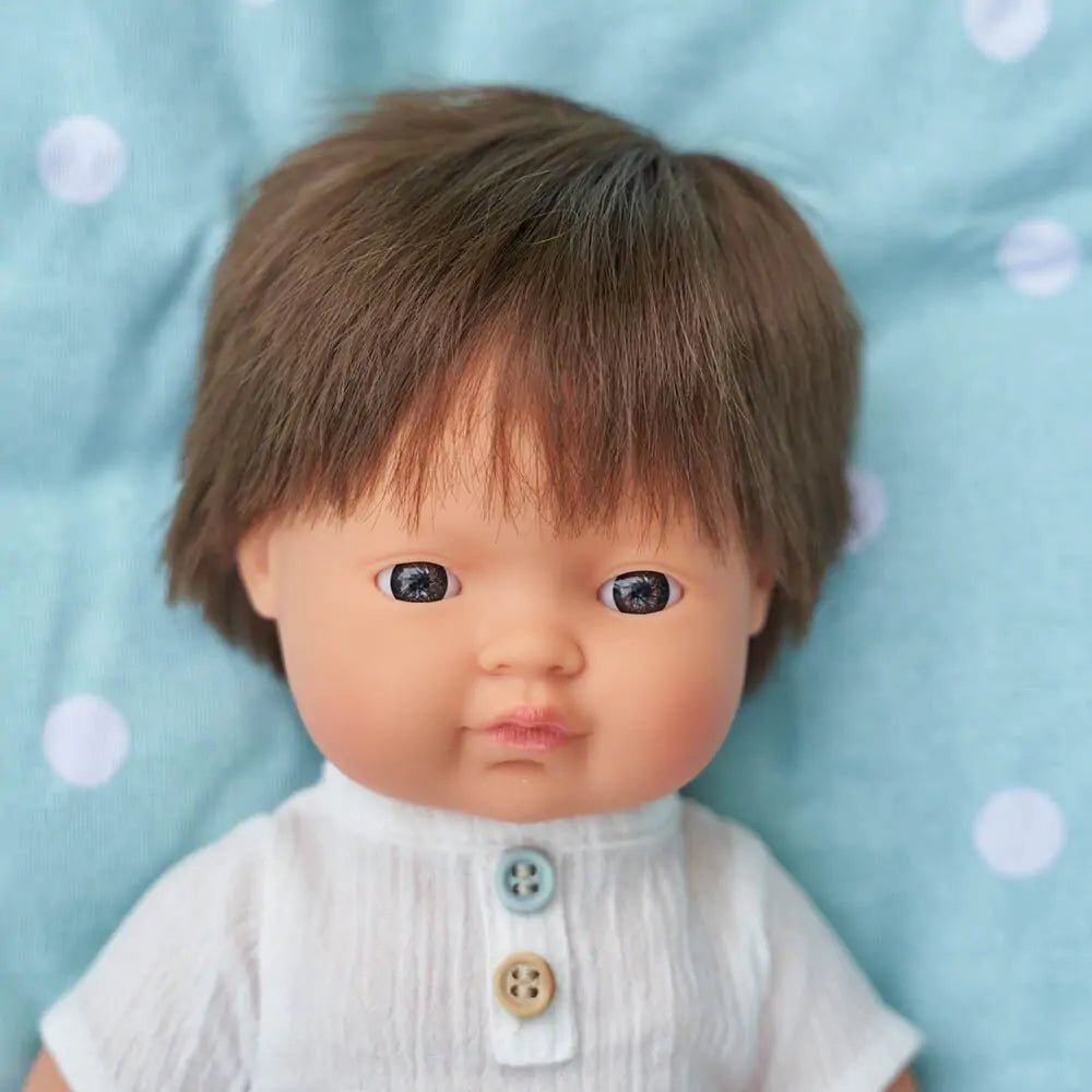Baby Doll Brunette Boy 38 cm - Koko-Kamel.com