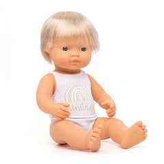 BABY DOLL CAUCASIAN BOY 38 CM - Koko-Kamel.com