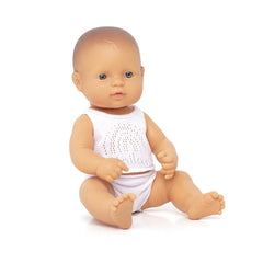 Baby doll caucasian dark boy 32 cm - Koko-Kamel.com