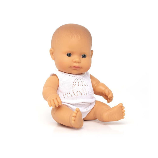 BABY DOLL CAUCASIAN GIRL 21CM - Koko-Kamel.com