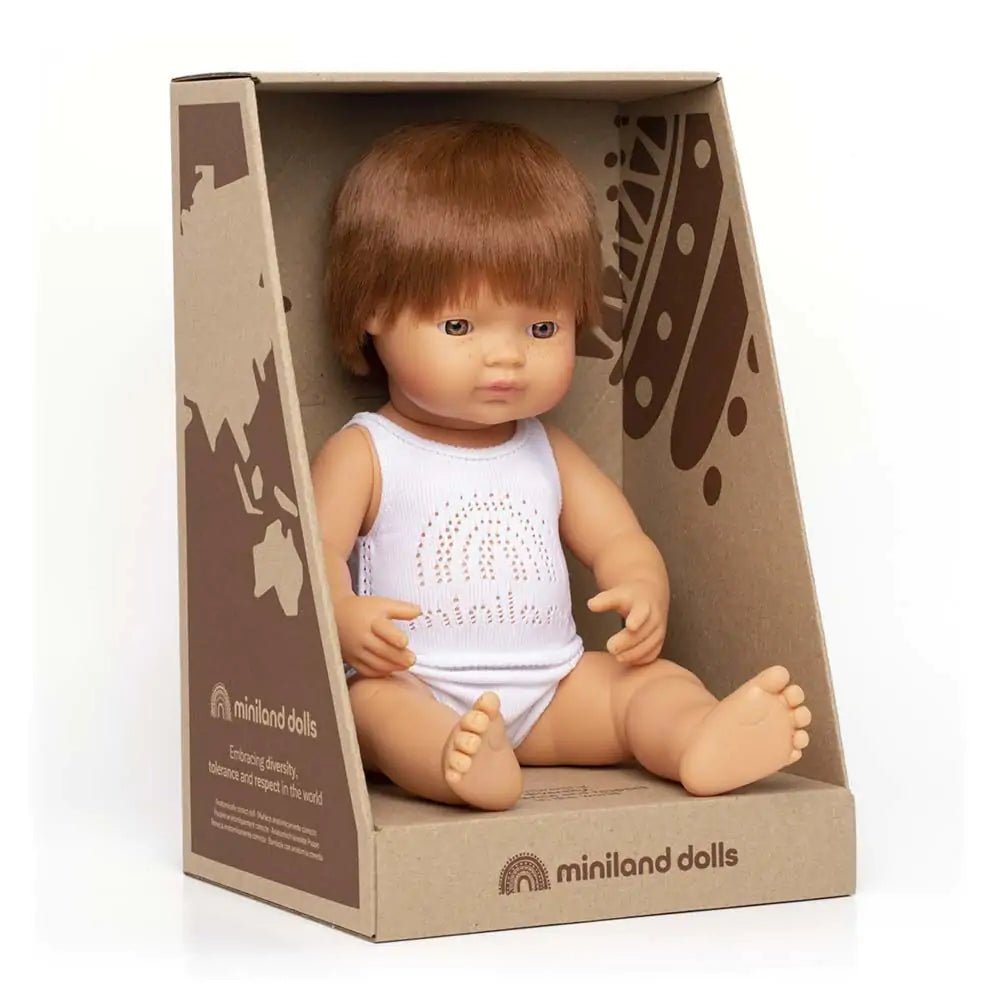 Baby Doll Redhead Boy, 38 cm - Koko-Kamel.com