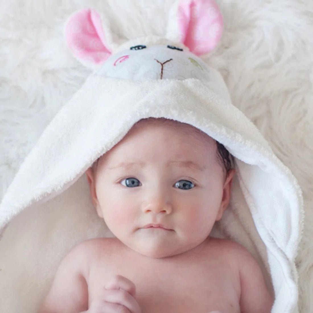 Baby Hooded Towel - Lola the Lamb - Koko-Kamel.com