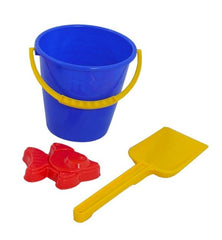 Bucket set for beach and sand play, blue - Koko-Kamel.com
