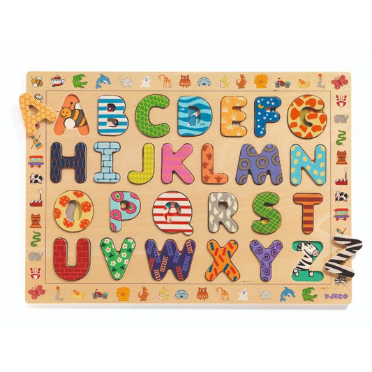 Educational Wooden Puzzles - ABC - Koko-Kamel.com