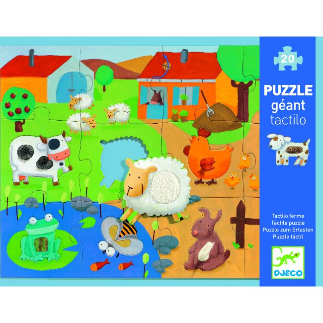 Farm Tactile Puzzle - Koko-Kamel.com