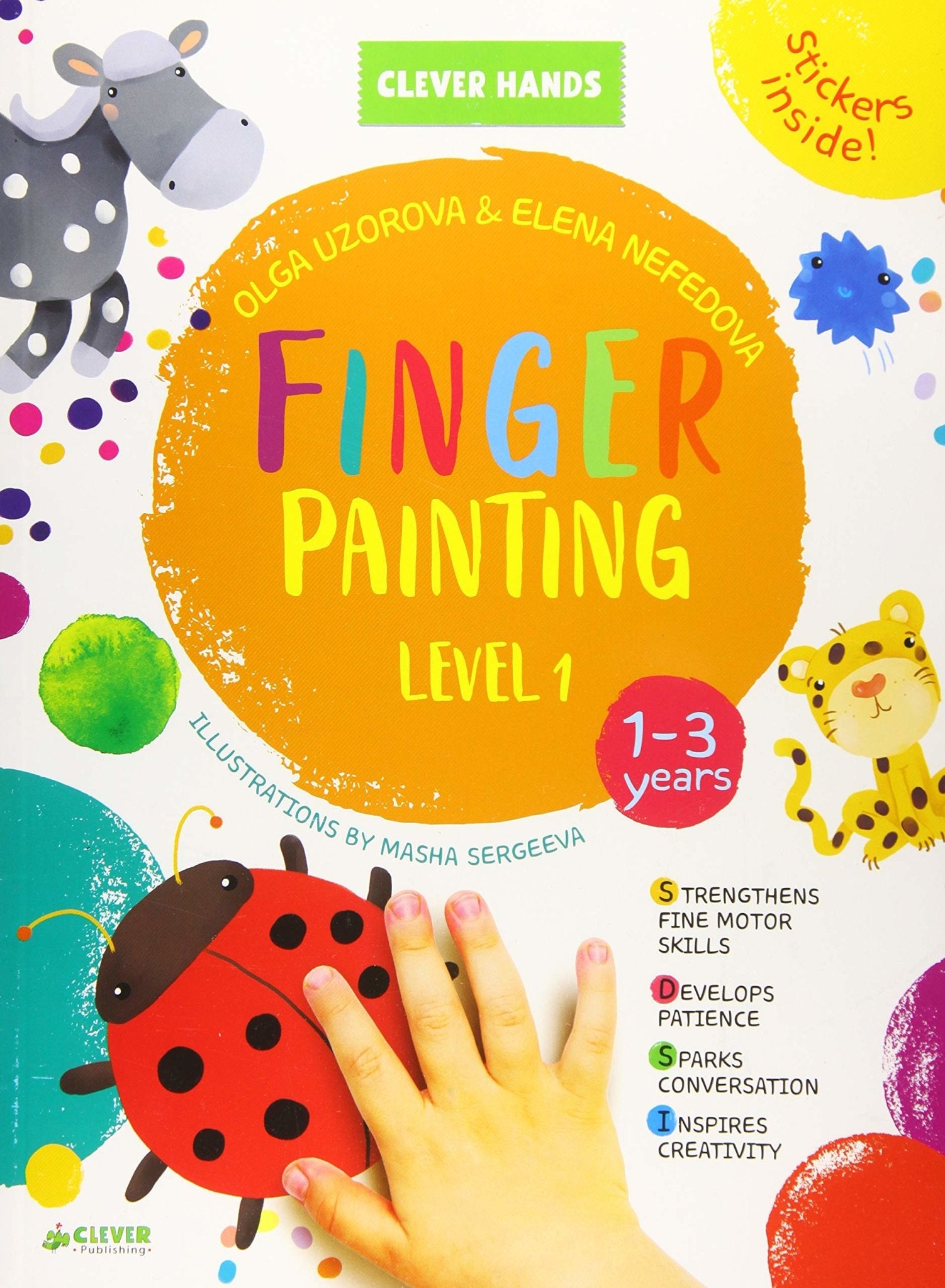 Finger Painting. Level 1: Stickers Inside! - Koko-Kamel.com