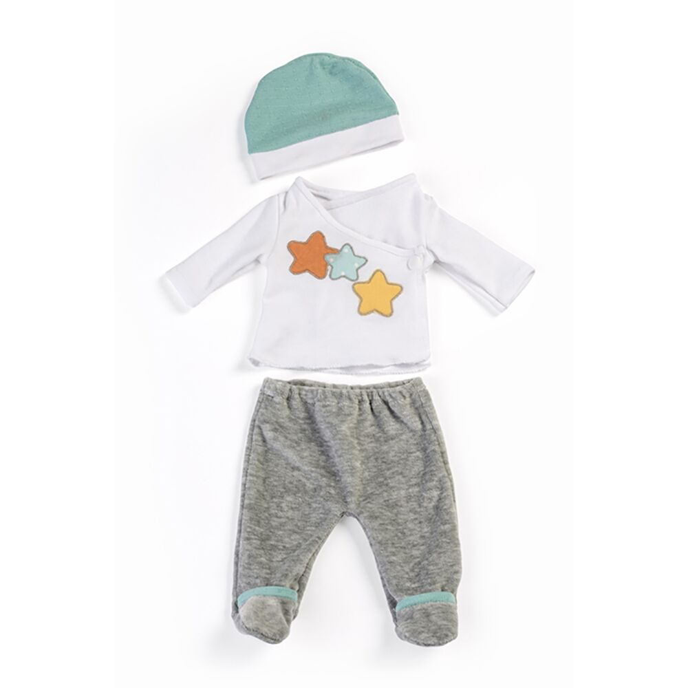 Grey Pyjamas for Doll 40cm - Koko-Kamel.com