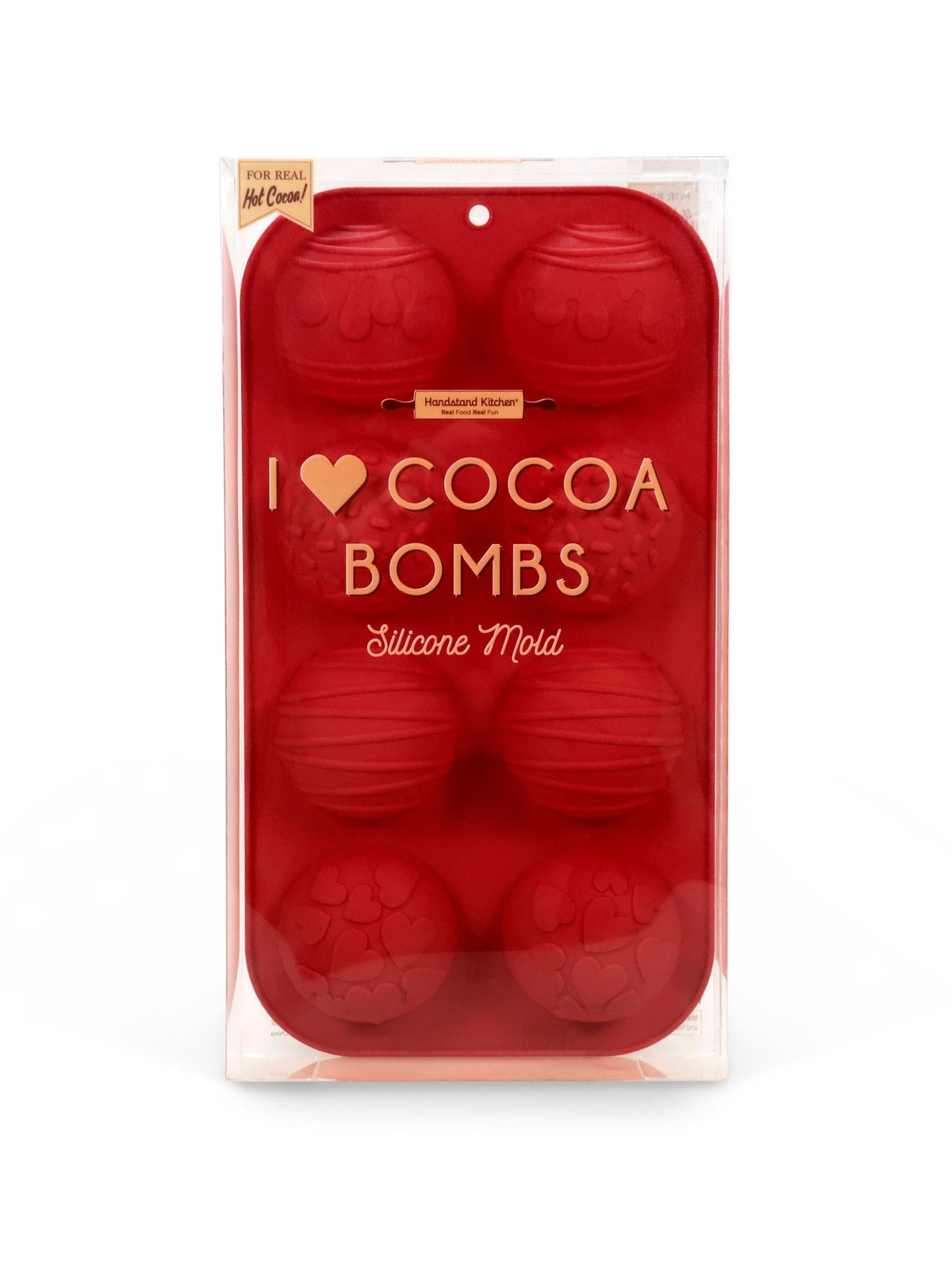 I Love Cocoa Bombs Mold (8 cavity) - Koko-Kamel.com