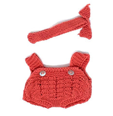 Knitted Doll Outfit 21cm - Rompers & headband - Koko-Kamel.com
