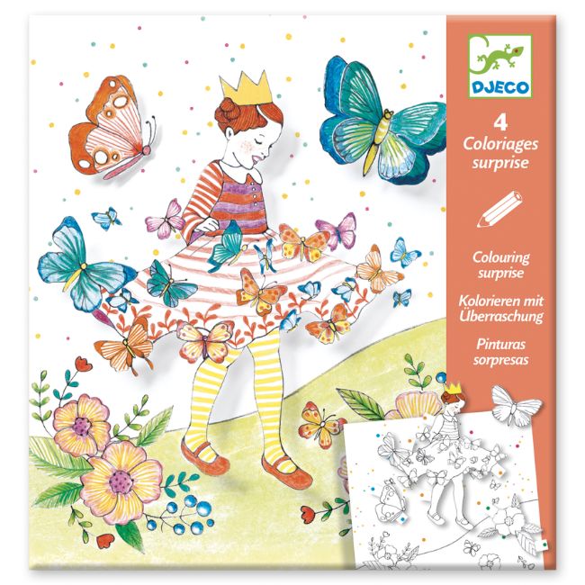Lady Butterfly Colouring Surprises - Koko-Kamel.com