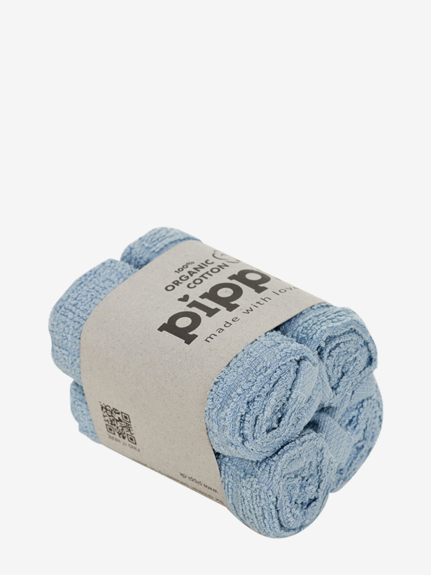 Organic Facecloth (4-pack), Celestial Blue - Koko-Kamel.com