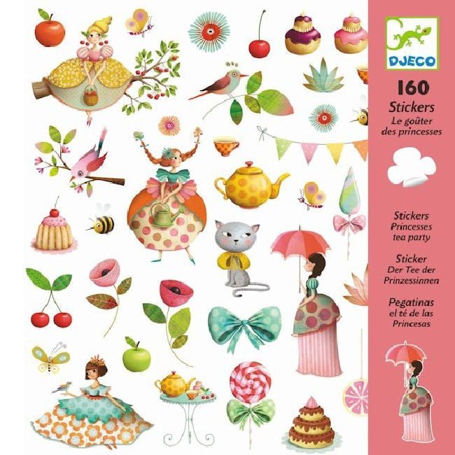 Princess Tea Party Stickers - Koko-Kamel.com