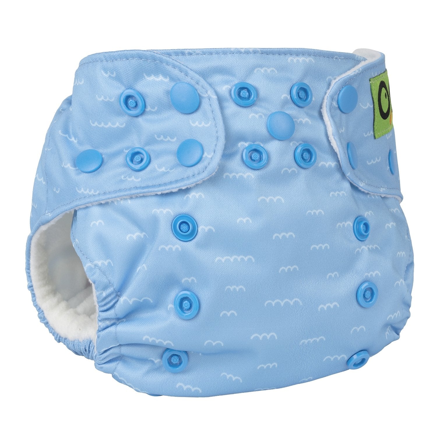 Reusable Cloth Pocket Diapers + 2 inserts - Shark - Koko-Kamel.com