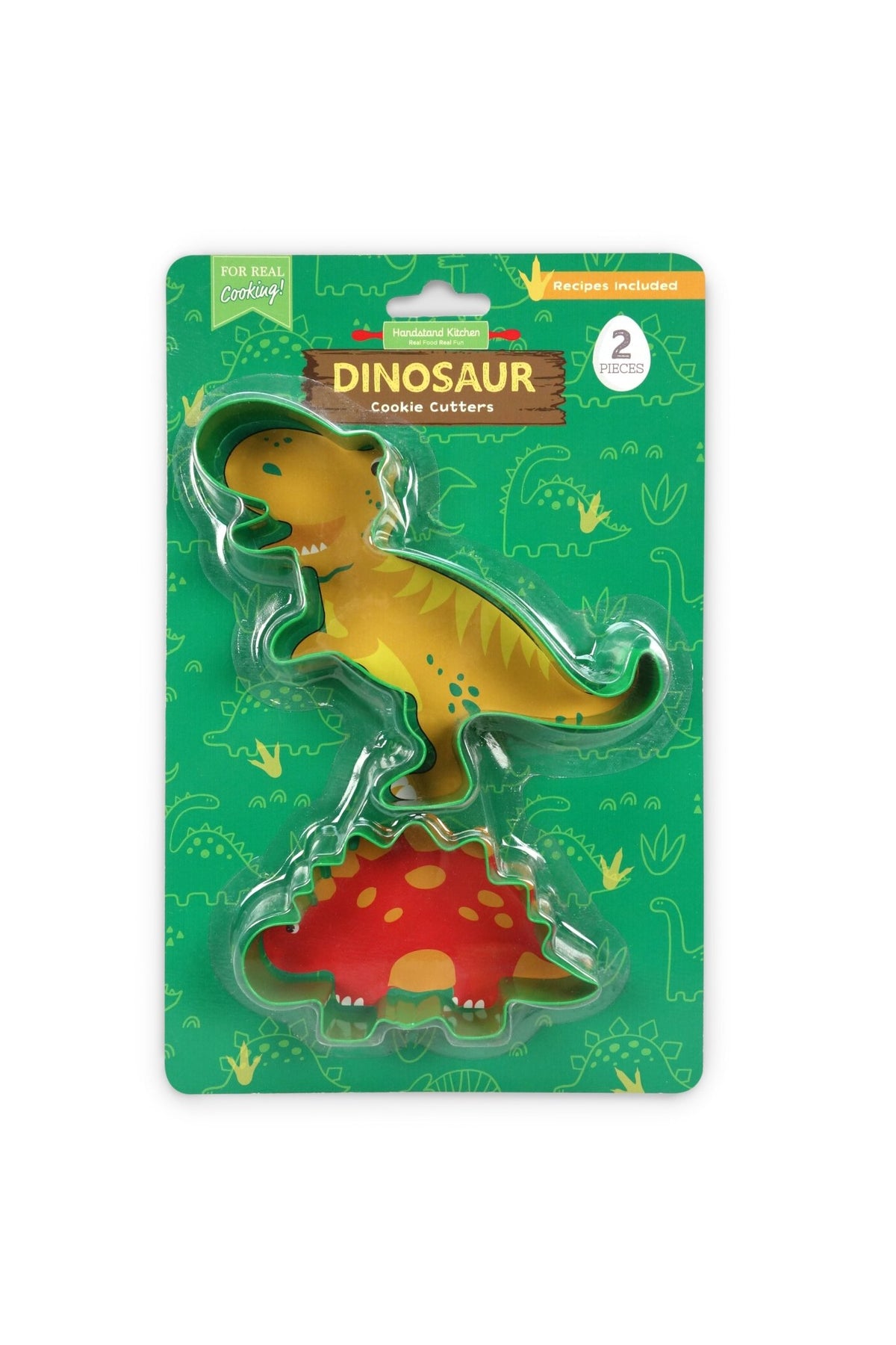 Set of 2 Dinosaur Cookie Cutter Set - Koko-Kamel.com