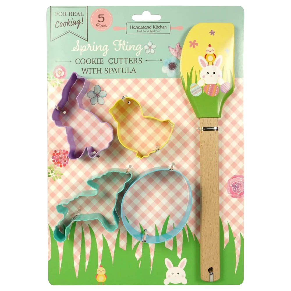 Spring Fling Cookie Cutter Set with Spatula - Koko-Kamel.com