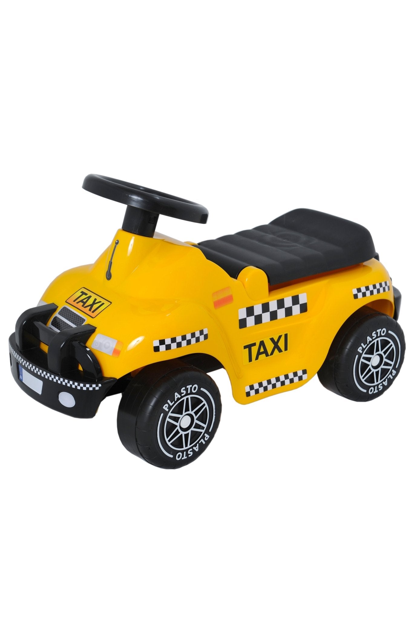 Toddler taxi car, silent wheels, 60cm - Koko-Kamel.com