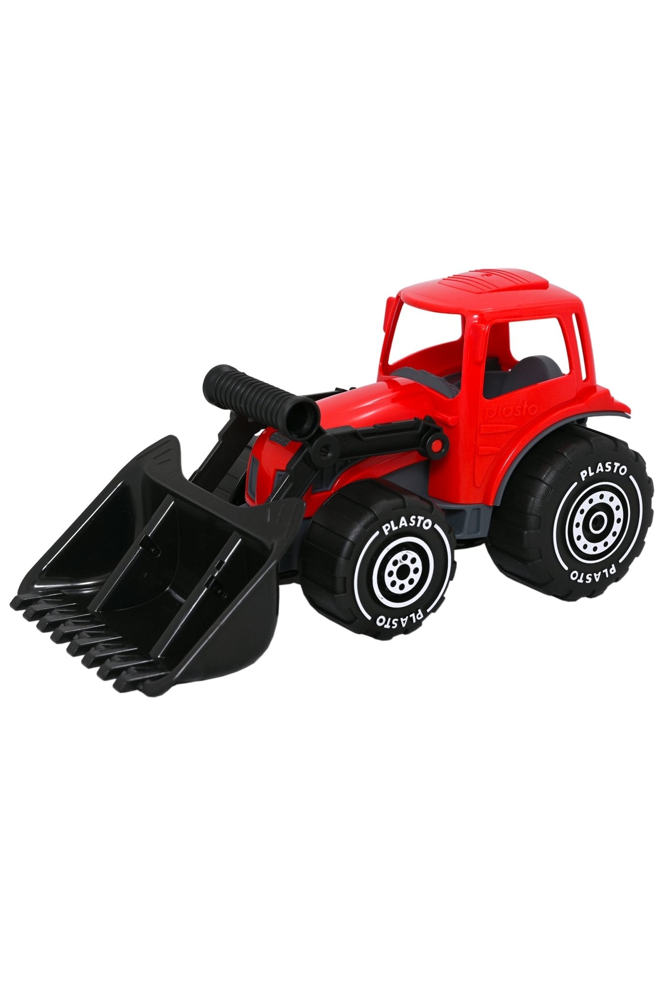 Tractor with frontloader, 32cm, red - Koko-Kamel.com