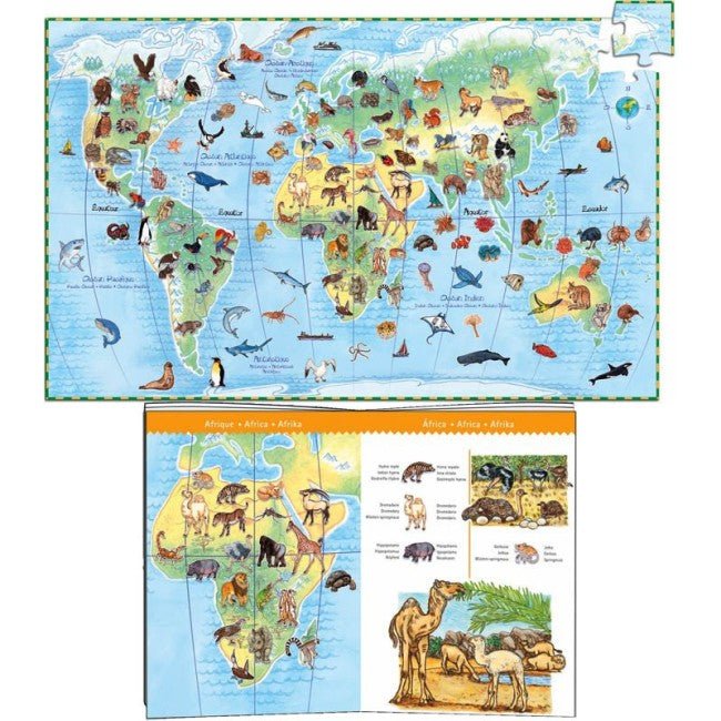 World's Animals Observation Puzzle - 100pcs - Koko-Kamel.com